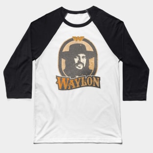Waylon jennings baseball tee deals